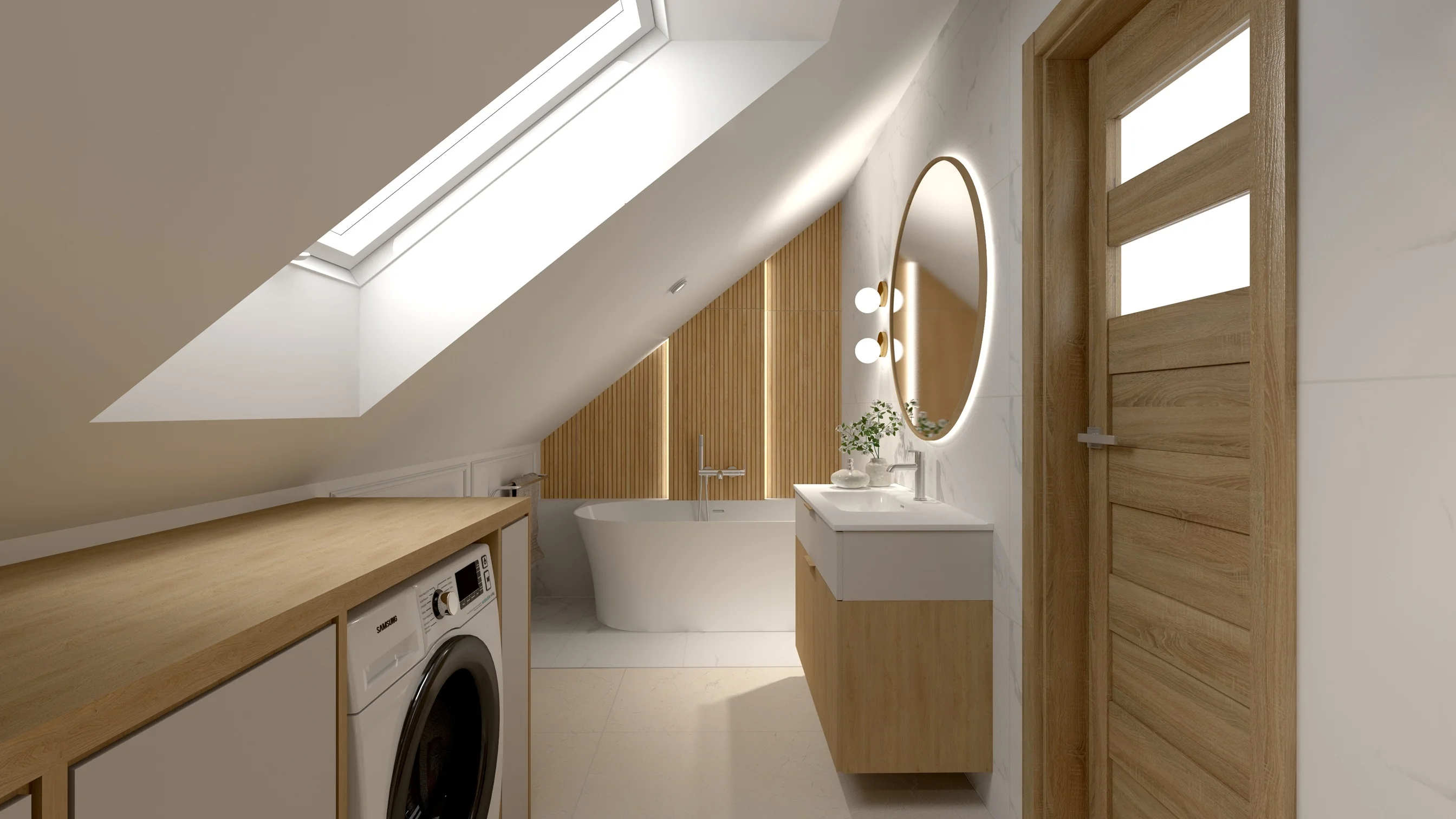 Attic Oak — Poddasze i Lamele